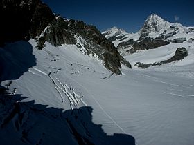 Vue du glacier.