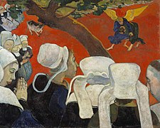 Paul Gauguin, La visión tras el sermón, 1888.