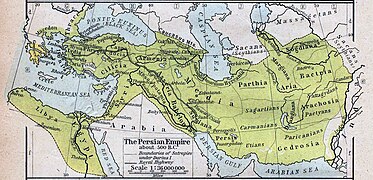 Mappa dell'Impero achemenide