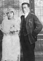 Marriage of Japanese immigrants at São Paulo state, Brazil.