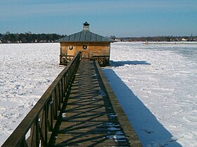 Сауна на озере