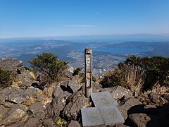 開聞岳山頂と池田湖