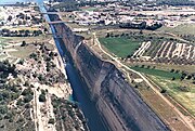 Canal de Corinto, Grécia.