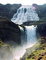Der Fjallfoss Wasserfall in den Westfjorden Islands / 06.05.2005