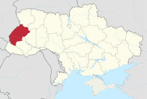 Poziția regiunii Regiunea Liov