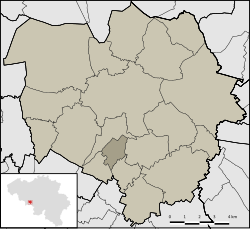 Location of Mesvin in Mons