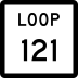 State Highway Loop 121 marker
