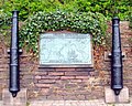 A plaque in Danish Vitus Bering Park