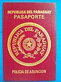 Passaporte paraguaio pré-Mercosul de 1989