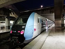 Rame Z 50000 en gare de Cergy-le-Haut sur la ligne L du Transilien