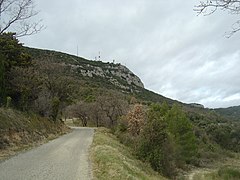 Au fond, un premier passage raide.