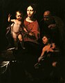 Bernardo Strozzi - Holy Family with St. John the Baptist, ca. 1600.