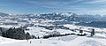 Image 29View of the ski resort Bolsterlang, Oberallgäu, Bavaria, Germany (from Alps)