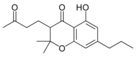 Strukturformel Cannabichromanon-C3