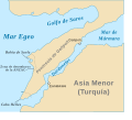 Mapa de Galípoli