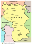 Kungariket Serbien 1913.