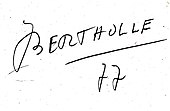 signature de Jean Bertholle