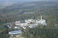 Photo aérienne de l'école Théo-Koch à Grünberg, octobre 2010.