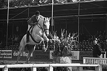 Hendrik Snoek beim CHIO Rotterdam 1972