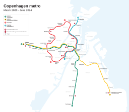 Síť metra v Kodani