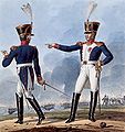 Chef de bataillon et colonel d'infanterie de ligne.