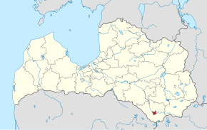 Poziția localității Daugavpils