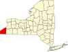 Localização do Condado de Chautauqua (Nova Iorque)