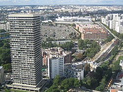 Pohled na město od 13. obvodu