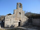 Il campanile a vela della chiesa