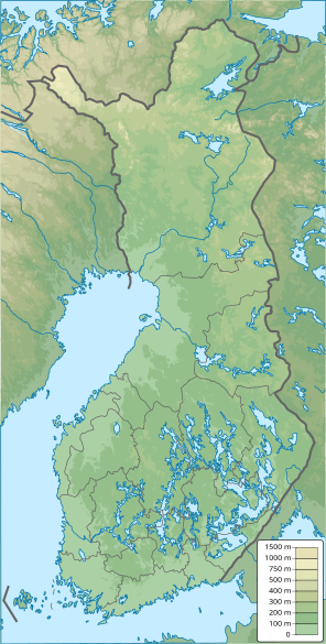 Саймаа. Карта розташування: Фінляндія