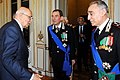 Kommandoübergabe auf dem Quirinal bei Staatspräsident Giorgio Napolitano