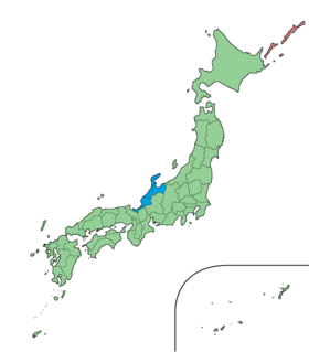 Mapa a pakabirukan ti Hokuriku