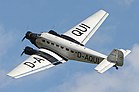 Im März vor 90 Jahren startete die Junkers Ju 52/3m zu ihrem Erstflug. Im Bild die D-CDLH der Deutschen Lufthansa Berlin-Stiftung. KW 13 (ab 27. März 2022)