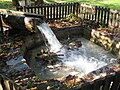 Kugelmühle im Untersbergmuseum, betrieben mit dem Wasser der Glan