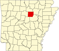 Koartn vo Cleburne County innahoib vo Arkansas