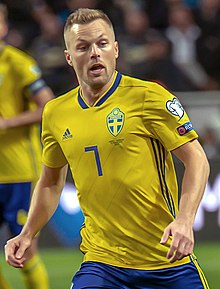 לארסון במדי נבחרת שוודיה, 2019