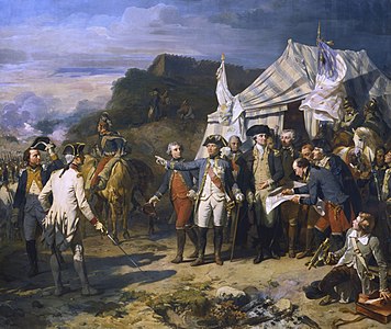 La Bataille de Yorktown (1836), Versailles, musée de l'Histoire de France.