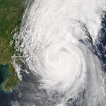 Typhoon Chanchu near its peak intensity