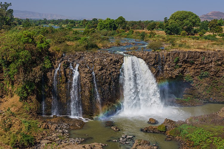 Водопады Тис-Ысат на Голубом Ниле близ Бахр-Дара, Эфиопия