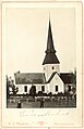 Eidsvoll kirke, ca 1880. Foto: Per Adolf Thorén