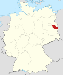 Poziția districtului Oder-Spree în cadrul Germaniei