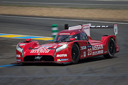 Nissan GT-R LM Nismo Le Mansin 24 tunnin ajossa 2015.