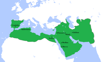 Das Umayyadenreich um 750