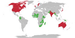 Map of WaterAid countries