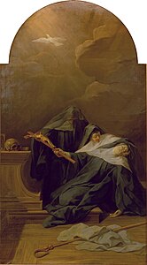 Death of St Scholastica (1730)