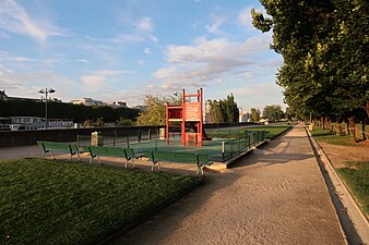 Aire de jeux pour les enfants.