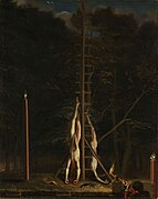 Jan de Baen: A de Witt fivérek meglincselése című festménye (Rijksmuseum, Amszterdam)