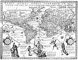 1597 Hondius; The Christian Knight Map