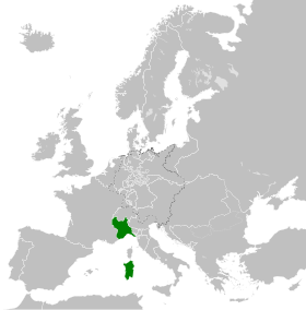 Localização de Sardenha