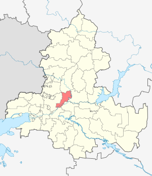 Усть-Донецкий район на карте